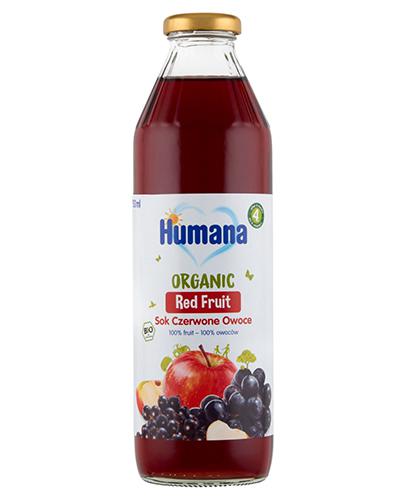  Humana Organic Sok Czerwone owoce 100% - 750 ml - cena, opinie, wskazania - Apteka internetowa Melissa  