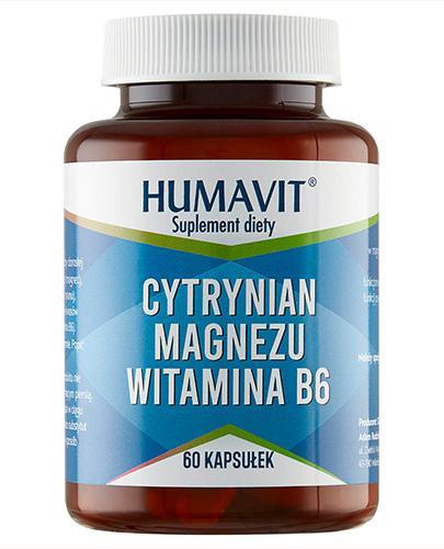 Humavit Cytrynian Magnezu Plus Witamina B6 - 60 kaps. - cena, opinie, dawkowanie - Apteka internetowa Melissa  