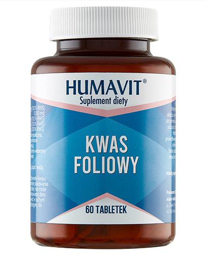 Humavit Kwas foliowy - 60 tabl. - cena, opinie, wskazania