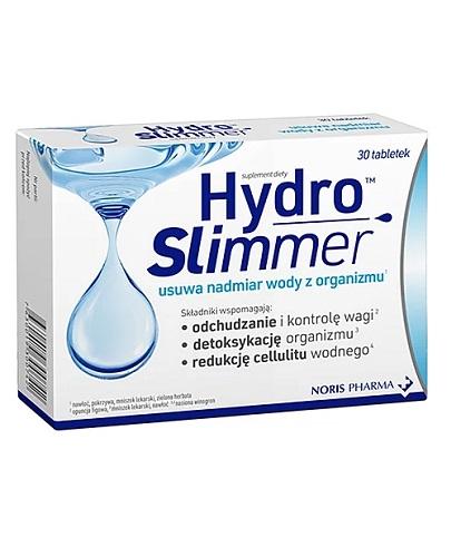 HydroSlimmer - 30 tabl. - Nadmiar wody - cena, opinie, wskazania - Apteka internetowa Melissa