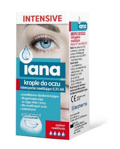 IANA INTENSIVE Intensywnie nawilżające krople do oczu 0,3% HA - 10 ml - Apteka internetowa Melissa