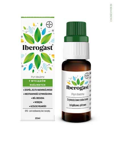 IBEROGAST - 20 ml Płyn doustny na dolegliwości żołądkowo-jelitowe. - Apteka internetowa Melissa