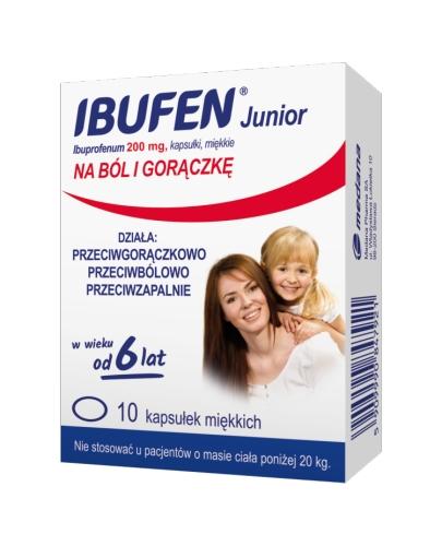 IBUFEN JUNIOR 200 mg - 10 kaps. - Apteka internetowa Melissa