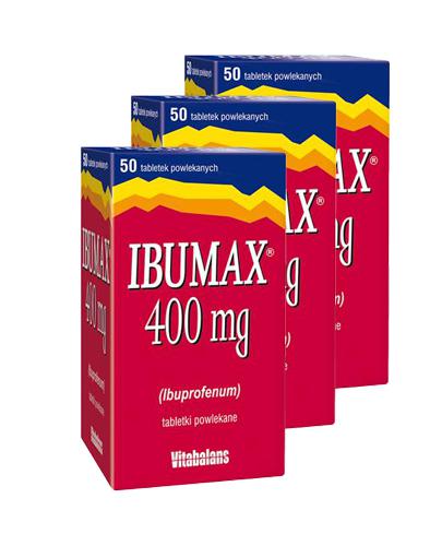  IBUMAX 400 mg 3 x 50 tabl.  - Apteka internetowa Melissa  