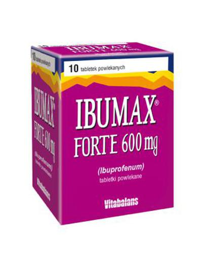 Ibumax Forte 600 mg, 10 tabletek - Apteka internetowa Melissa  