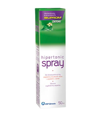  IBUPROM ZATOKI Hipertonic spray - 50 ml - oczyszcza i udrażnia nos - cena, opinie, właściwości - Apteka internetowa Melissa  