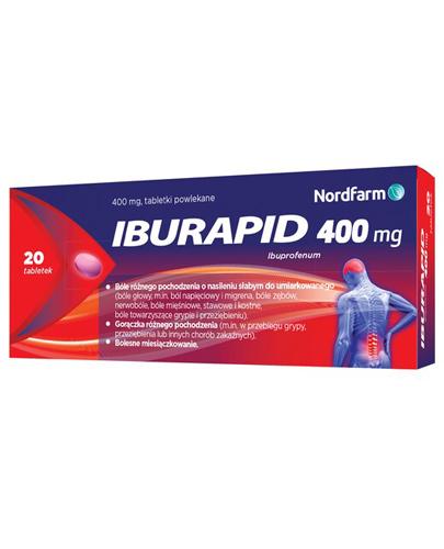 Iburapid 400 mg - 20 tabl. Na ból i gorączkę, cena, opinie, ulotka - Apteka internetowa Melissa  
