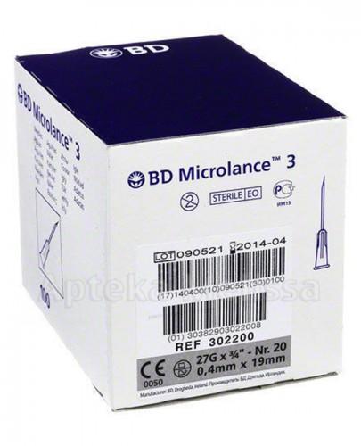 BD MICROLANCE 3 Igła iniekcyjna 0,4 mm x 19 mm - 100 szt. - Apteka internetowa Melissa