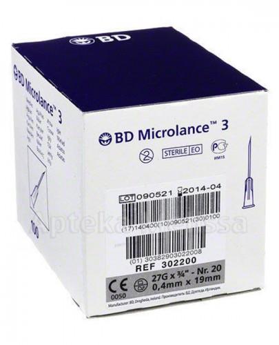  BD MICROLANCE 3 Igła iniekcyjna 0,4 mm x 19 mm - 100 szt. - Apteka internetowa Melissa  