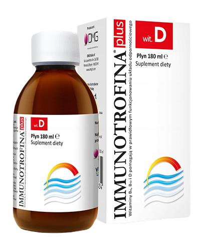  Immunotrofina Plus wit. D, 180 ml, cena, wskazania, składniki - Apteka internetowa Melissa  