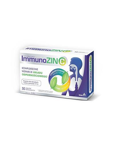  ImmunoZin C Kompleksowe wsparcie układu odpornościowego - 30 tabl. - cena, opinie, właściwości - Apteka internetowa Melissa  