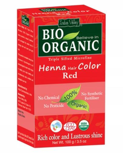  Indus Valley Bio Organic Henna Farba do włosów na bazie henny Rudy - 100 g - cena, opinie, wskazania - Apteka internetowa Melissa  
