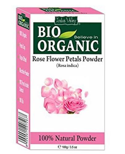  Indus Valley Bio Organic Proszek z płatków róży - 100 g - cena, opinie, właściwości - Apteka internetowa Melissa  