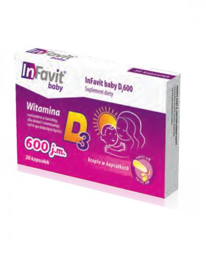 INFAVIT BABY Witamina D3 600 j.m. - 30 kaps. - Apteka internetowa Melissa