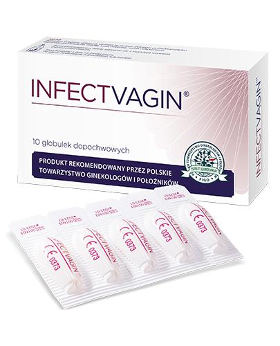 Infectvagin - 10 globulek dopochwowych - cena, opinie, wskazania - Apteka internetowa Melissa