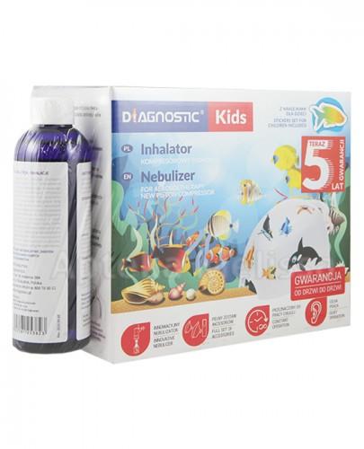 DIAGNOSTIC KIDS Inhalator kompresorowo tłokowy - 1 szt. + Mgiełka solankowa - 200 ml - Apteka internetowa Melissa
