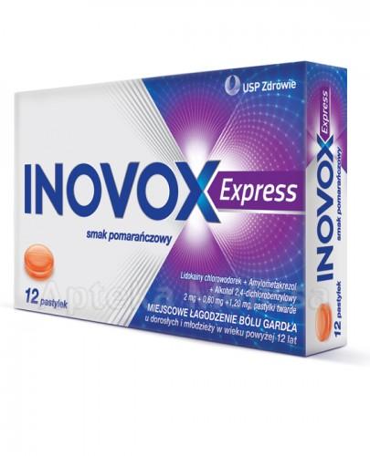 INOVOX EXPRESS Smak pomarańczowy - 12 past. - Apteka internetowa Melissa