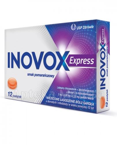  INOVOX EXPRESS Smak pomarańczowy - 12 past. - Apteka internetowa Melissa  
