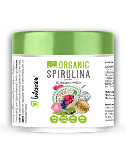 INTENSON Spirulina w proszku - 100 g - Apteka internetowa Melissa