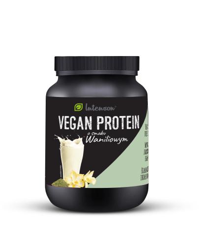  INTENSON Vegan protein o smaku waniliowym, 600 g - Apteka internetowa Melissa  