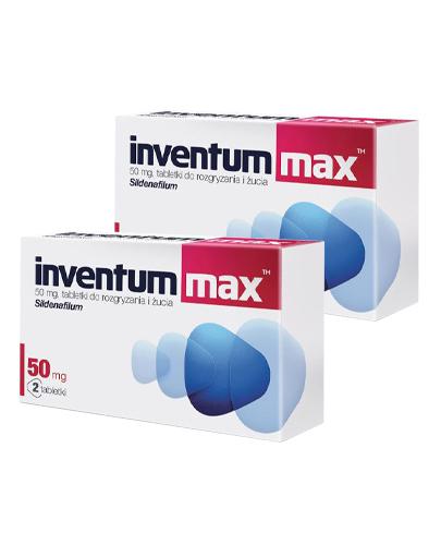  Inventum max 50 mg 2 x 2 tabl. - cena, opinie, stosowanie - Apteka internetowa Melissa  