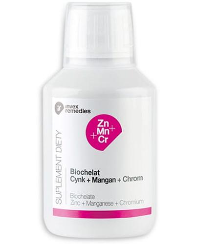  Invex Remedies Biochelat Cynk + Mangan + Chrom - 150 ml - cena, opinie, stosowanie - Apteka internetowa Melissa  