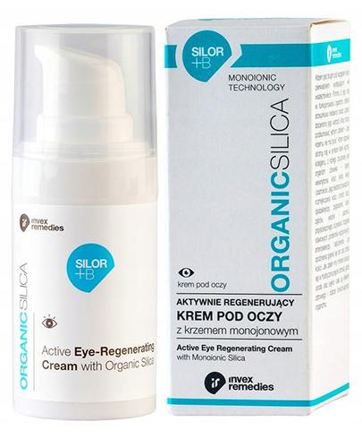 Invex Remedies Organic Silica Silor +B Aktywie regenerujący krem pod oczy z krzemem organicznym - 15 ml - cena, opinie, skład