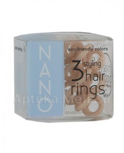 INVISIBOBBLE NANO Kremowe gumki do włosów - 3 szt. - Apteka internetowa Melissa