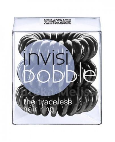 INVISIBOBBLE Czarne gumki do włosów - 3 szt. - Apteka internetowa Melissa