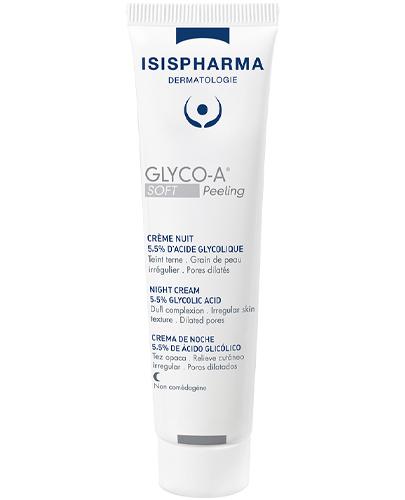 IsisPharma Glyco-A Delikatny Peeling-Krem na noc 5,5% kwasem glikolowym, 30 ml - Apteka internetowa Melissa