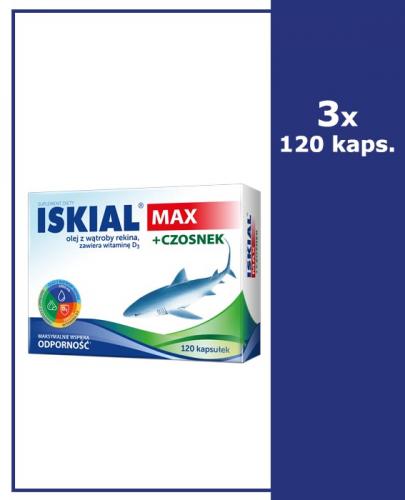 Iskial Max Czosnek 360 Kaps
