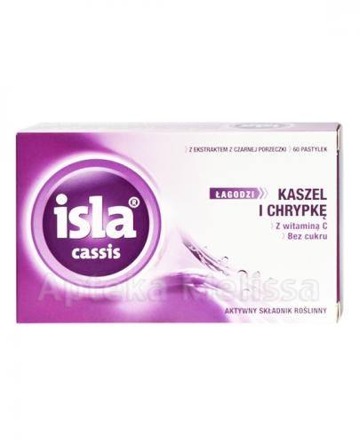 Isla Cassis, pastylki do ssania, 60 sztuk