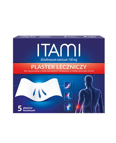  ITAMI (DICLOFENAC) Plaster - 5 szt. - miejscowe leczenie bólu - cena, stosowanie, opinie  - Apteka internetowa Melissa  