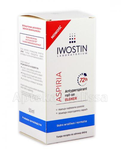  IWOSTIN ASPIRIA BLOKER Antyperspirant roll-on - 50 ml - Apteka internetowa Melissa  