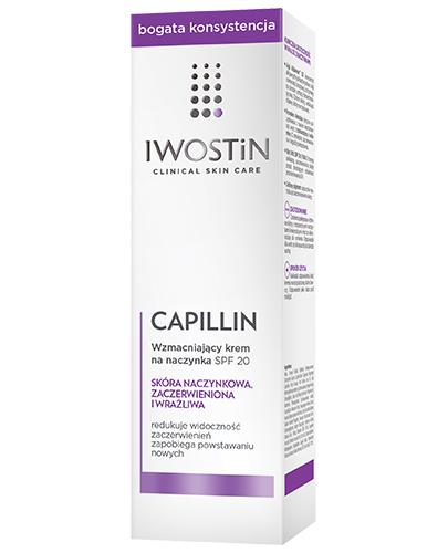 
                                                                          IWOSTIN CAPILLIN Krem na naczynka SPF20 bogata konsystencja -  40 ml - Drogeria Melissa                                              