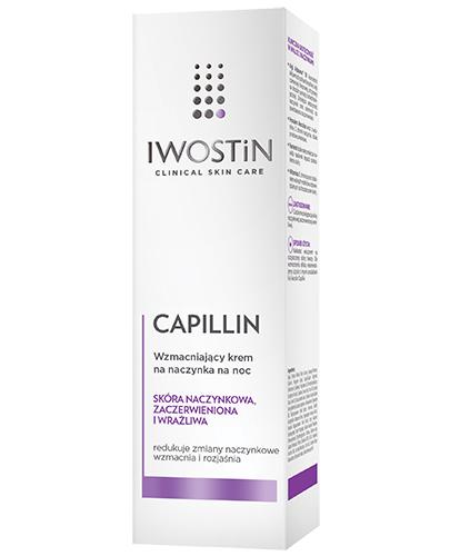 
                                                                          IWOSTIN CAPILLIN Wzmacniający krem na naczynka na noc - 40 ml - Drogeria Melissa                                              