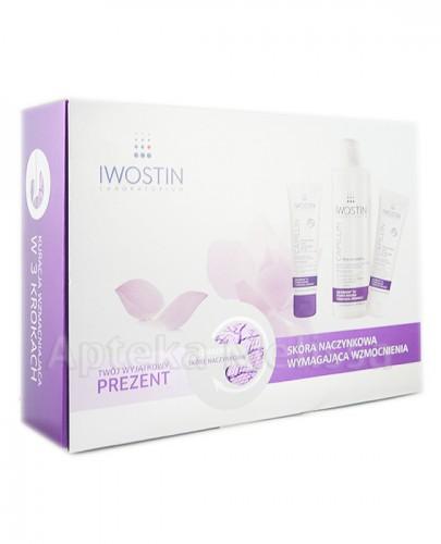 IWOSTIN CAPILLIN Krem na naczynka SPF20 bogata konsystencja - 40 ml + Płyn micelarny - 215 ml + Krem na naczynka na noc - 40 ml - Apteka internetowa Melissa