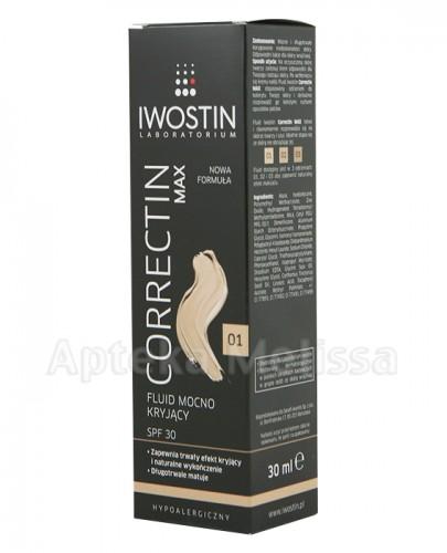  IWOSTIN CORRECTIN MAX Fuid mocno kryjący SPF30 odcień 01 - 30 ml - Apteka internetowa Melissa  