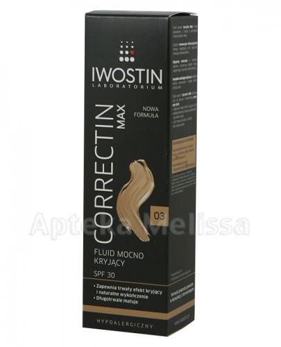 IWOSTIN CORRECTIN MAX Fuid mocno kryjący SPF30 odcień 03 - 30 ml - Apteka internetowa Melissa