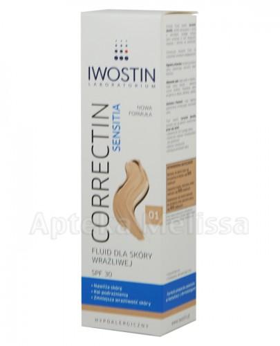 IWOSTIN CORRECTIN SENSITIA Fluid dla skóry wrażliwej SPF30 odcień 01 - 30 ml - Apteka internetowa Melissa