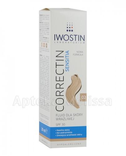 IWOSTIN CORRECTIN SENSITIA Fluid dla skóry wrażliwej SPF30 odcień 02 - 30 ml Data ważności: 2017.09.30 - Apteka internetowa Melissa