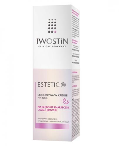 IWOSTIN ESTETIC III Odbudowa w kremie na noc - 40 ml - Apteka internetowa Melissa