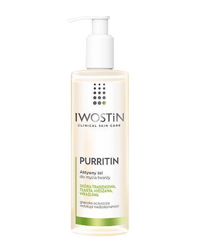 IWOSTIN PURRITIN Żel do mycia twarzy - 300 ml - cena, opinie, skład - Drogeria Melissa