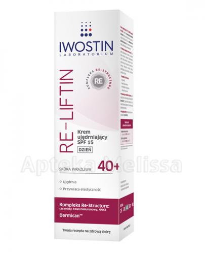 IWOSTIN RE-LIFTIN Ujędrniający krem na dzień SPF15 - 40 ml - Apteka internetowa Melissa