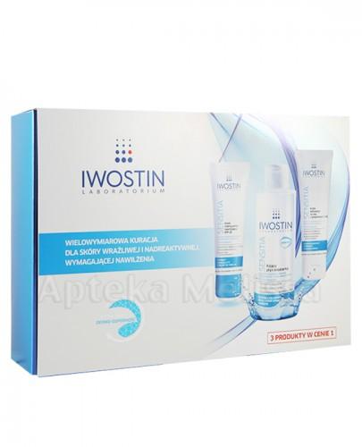 IWOSTIN SENSITIA ZESTAW Krem intensywnie nawilżający SPF20 50 ml + Krem odżywczy na noc z witaminami C+E - 50 ml + Kojący płyn micelarny - 215 ml - Apteka internetowa Melissa