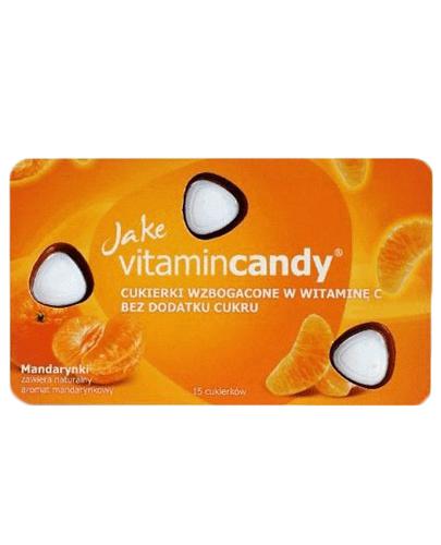  Jake Vitamincandy Cukierki wzbogacone w witaminę C o smaku Mandarynki - 15 past. - cena, opinie, składniki - Apteka internetowa Melissa  