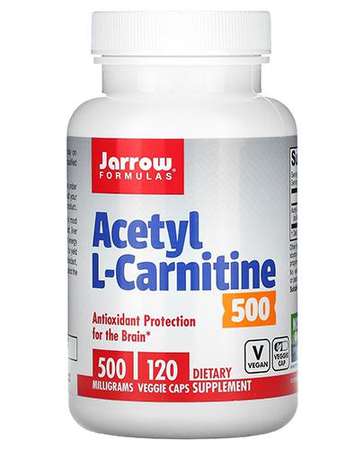 Jarrow Formulas Acetyl L-Carnitine 500 mg - 120 kaps. - cena, opinie, dawkowanie - Apteka internetowa Melissa