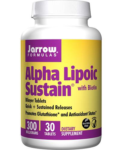  Jarrow Formulas Alpha Lipoic Sustain with Biotin 300 mg - 30 tabl. - cena, opinie, dawkowanie - Apteka internetowa Melissa  