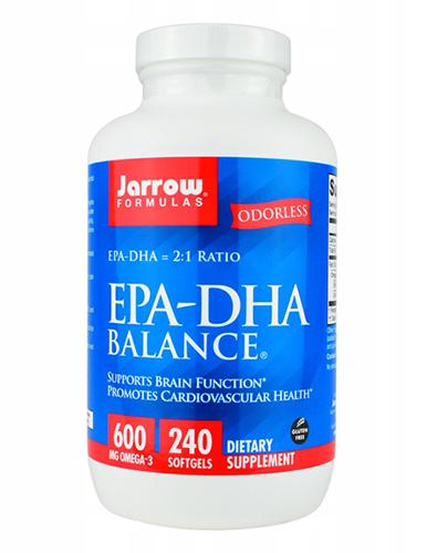  Jarrow Formulas EPA-DHA Balance 600 mg - 240 kaps. - cena, opinie, składniki - Apteka internetowa Melissa  