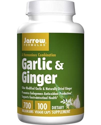  Jarrow Formulas  Garlic & Ginger 700 mg - 100 kaps. - cena, opinie, stosowanie - Apteka internetowa Melissa  